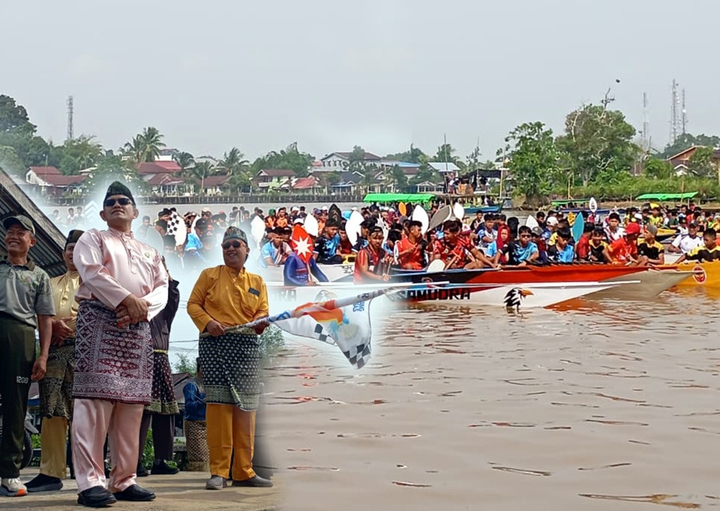 Festival Sampan Bidar Muare Ulakan Sambas 2026 Diikuti 107 Tim