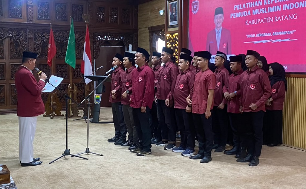 Tri Mulyo Dilantik Sebagai Ketua Pemuda Muslimin Batang, Fokus pada Penguatan Organisasi dan UMKM