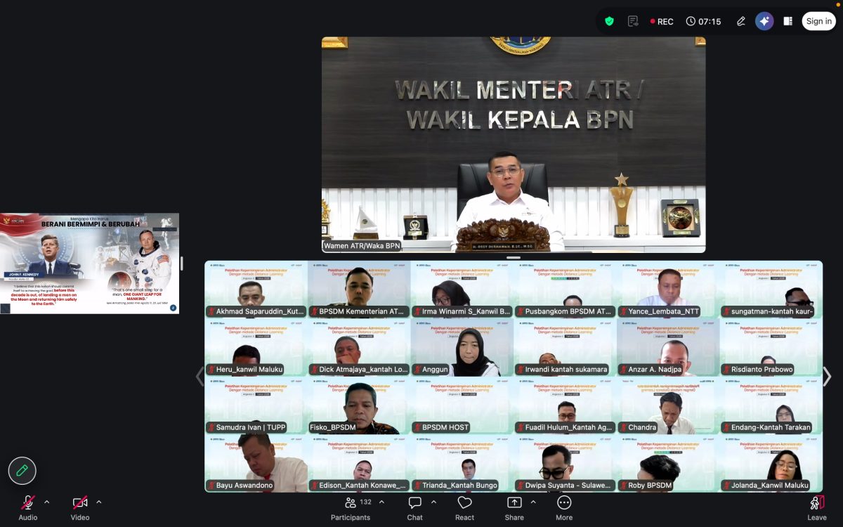 Wamen ATR/BPN Dorong Pejabat Administrator Menjadi Arsitek Transformasi Pelayanan