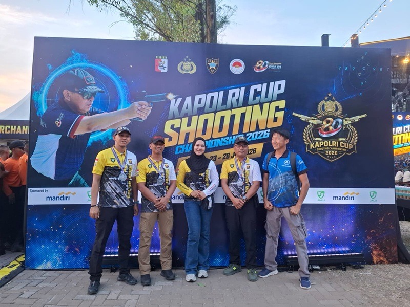 Tim Menembak Polda Jambi Raih Posisi Kedua di Kapolri Cup 2026