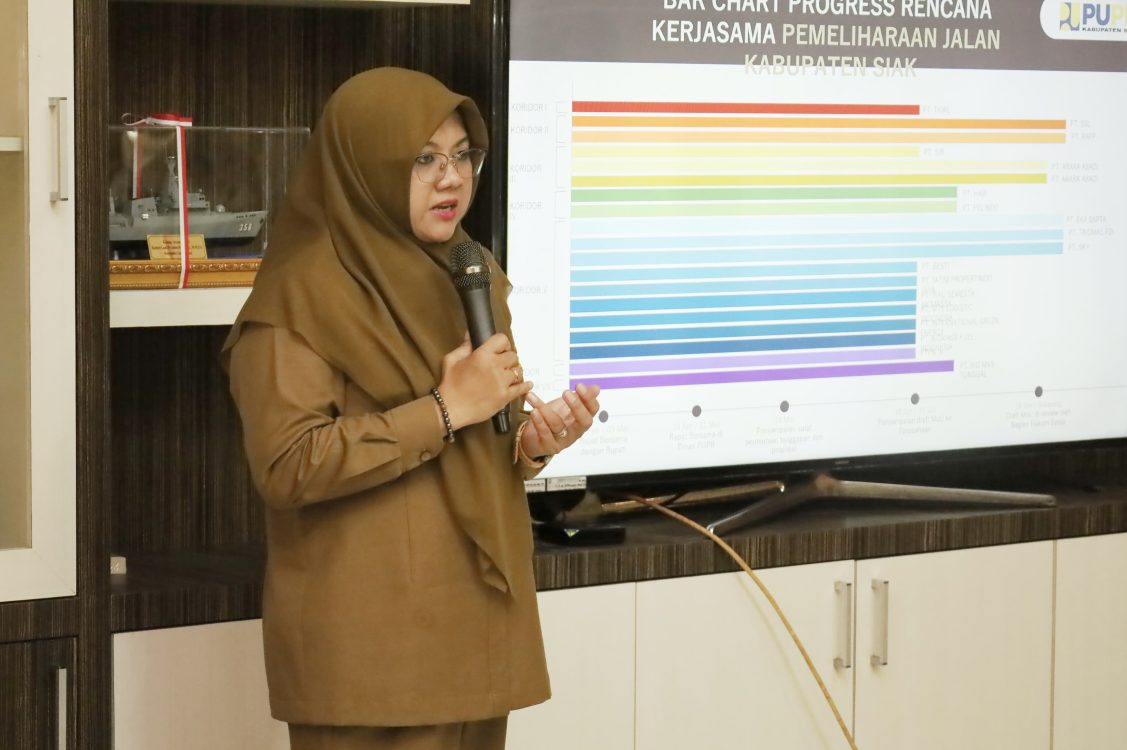 Pemkab Siak dan Perusahaan Bersinergi Perbaiki Jalan KITB-Sungai Rawa