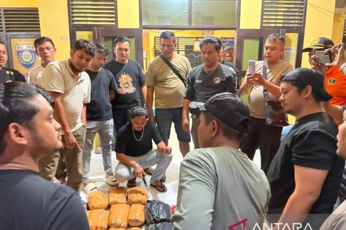 Tim Gabungan Polda Sumbar dan Polres Pasaman Barat Berhasil Gagalkan Peredaran Ganja