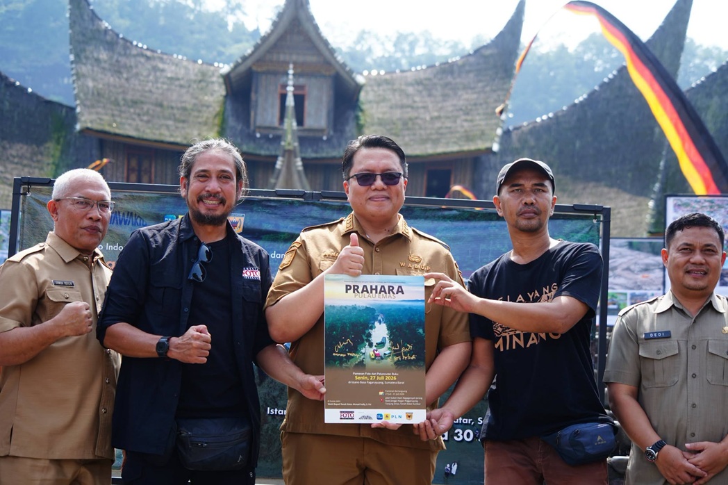 Pameran Foto Kebencanaan Digelar Pemkab Tanah Datar dan PFI di Istano Basa Pagaruyung