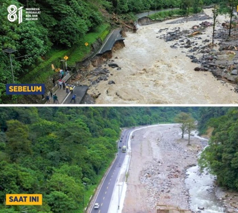 Kementerian PU Selesaikan Pemulihan Pascabencana di Lembah Anai