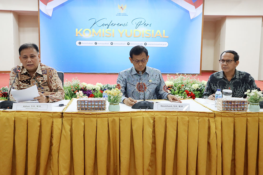 Komisi Yudisial Terima 1.402 Laporan Dugaan Pelanggaran Etik Hakim pada Semester I 2026