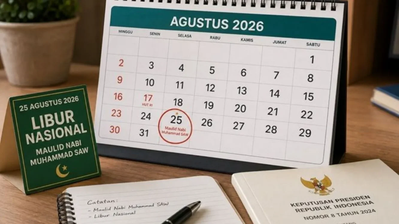 Ada Tanggal Merah Lagi, 25 Agustus 2026 Libur Apa Simak Kalender Resminya