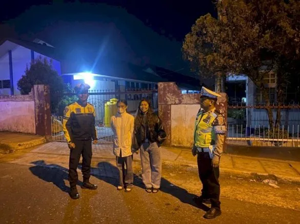 Cegah Balap Liar dan Kecelakaan, Satlantas Polres Manggarai Gencarkan Patroli Malam