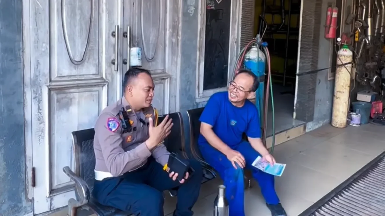 Cegah Knalpot Brong, Satlantas Purwakarta Ajak Bengkel Edukasi Pengendara