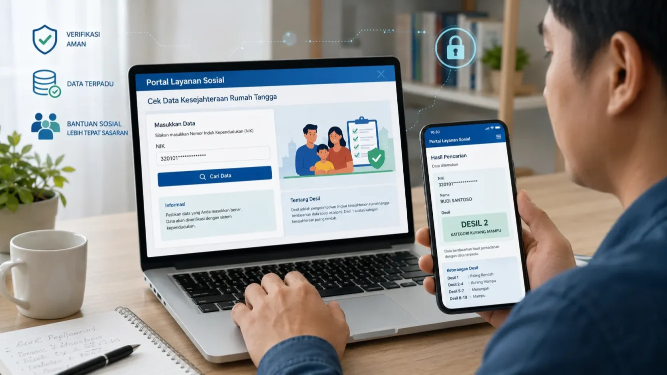 Hasil Cek Desil Online Berbeda dengan Kondisi Ekonomi? Begini Cara Mengajukan Pembaruan Data