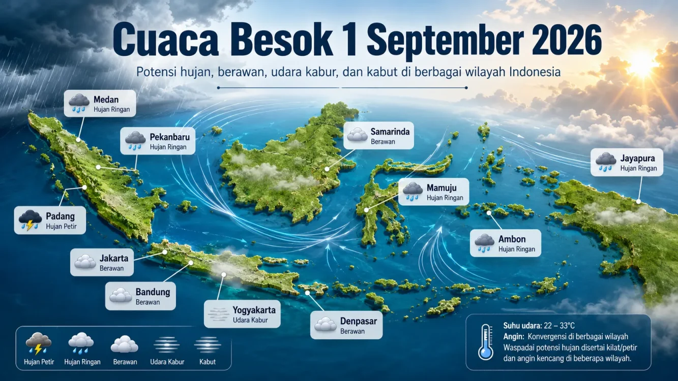 Cuaca Besok hujan atau panas