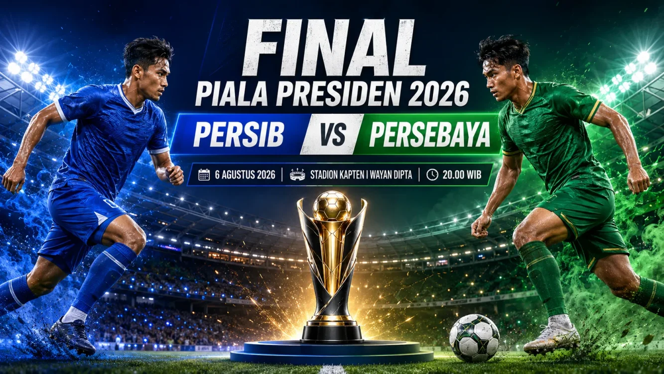 Final Piala Presiden 2026 Persib vs Persebaya Berebut Gelar di Gianyar