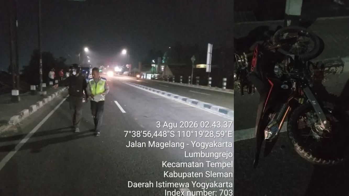 Honda CRF Oleng di Tempel Sleman, Satu Orang Meninggal dan Satu Terluka