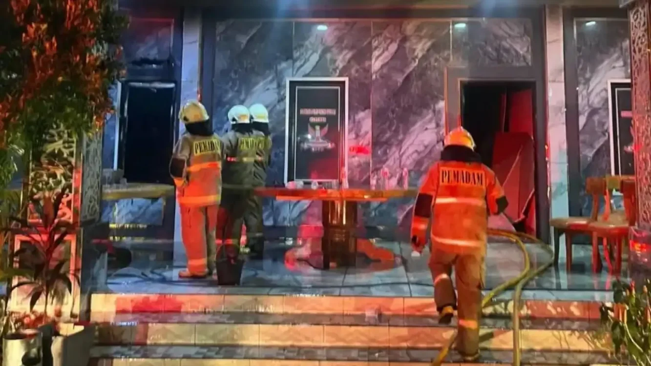Kebakaran Posko GRIB Jakarta Barat, Api Berhasil Dipadamkan dalam 39 Menit