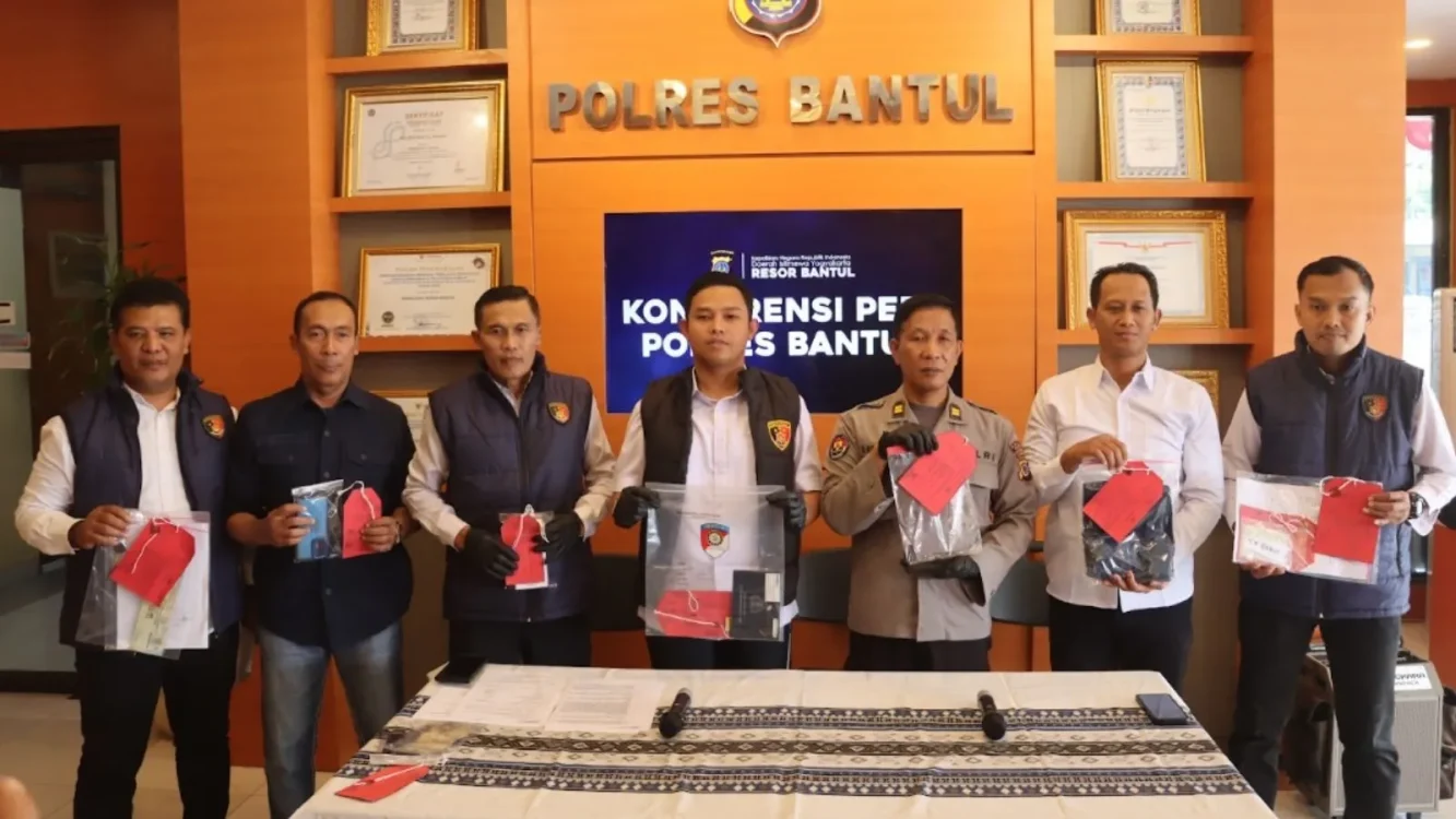 Polres Bantul Amankan 11 Tersangka Curanmor, 6 di Antaranya Residivis