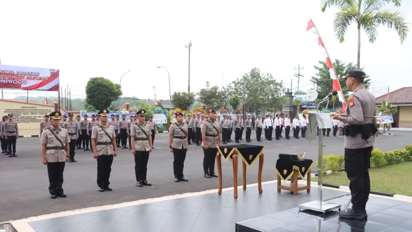 Polres Kulonprogo Gelar Sertijab Pejabat Utama dan Sejumlah Kapolsek