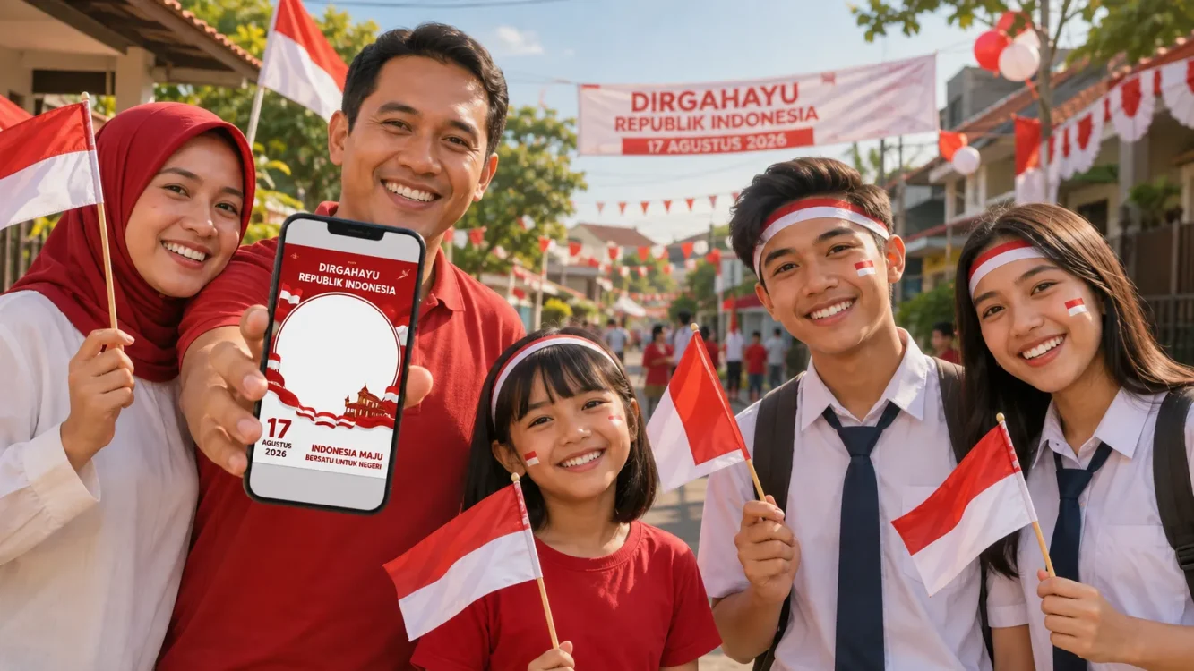 Twibbon 17 Agustus 2026 HUT RI ke-81, Simak Pilihan Desain dan Cara Menggunakannya