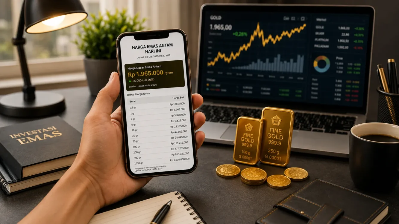 Update Harga Emas Antam Hari Ini 17 Agustus 2026, Ini Posisi Terakhirnya