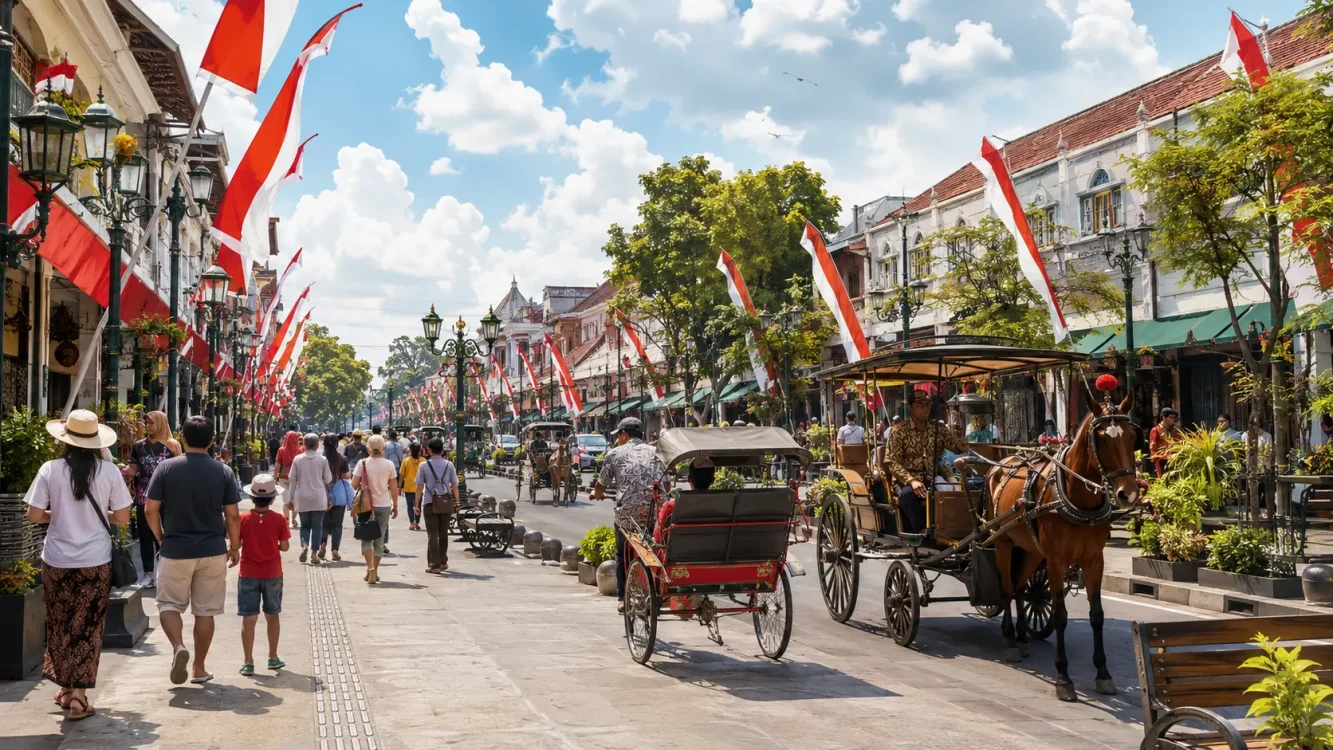 Wisata Jogja 17 Agustus 2026, Malioboro Tetap Favorit Wisatawan
