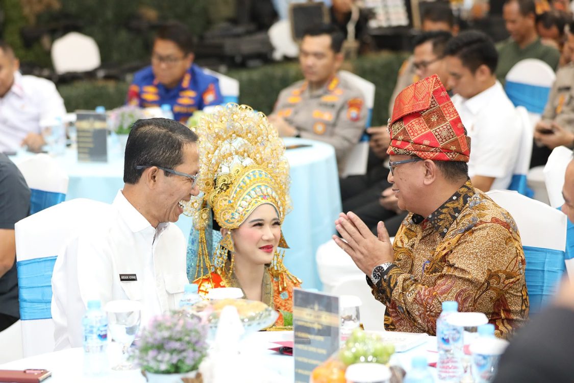: Wali kota Batam, Amsakar Achmad, menghadiri Kompolnas Awards Polda Kepri 2026 di Gedung Lancang Kuning Polda Kepulauan Riau, Kamis (20/8/2026). HUMAS DISKOMINFO BATAM / RUMAWI