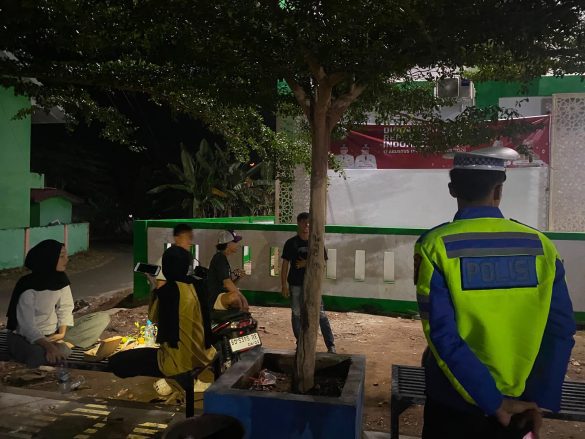 Antisipasi Balap Liar, Satlantas Polres Seluma Patroli di Alun-Alun Tais
