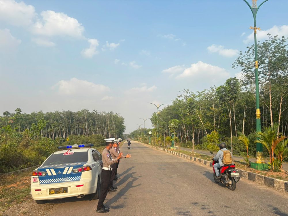 Antisipasi Kecelakaan dan Gangguan Krimanalitas, Satlantas Tabalong Gelar Patroli
