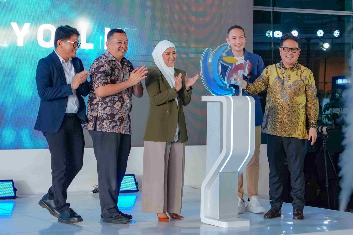 : Menkomdigi Meutya Hafid didampingi Dirjen Ekosistem Digital Kemkomdigi, Edwin Hidayat Abdullah serta Direktur Pengembangan Ekosistem Digital, Sonny Hendra Sudaryana saat peluncuran Garuda Spark Innovation Spark serentak 10 kota di BSD, Tangerang, Banten, Rabu (26/8/20276). (Foto: Agus Siswanto/InfoPublik-IGID/KPM Kemkomdigi)