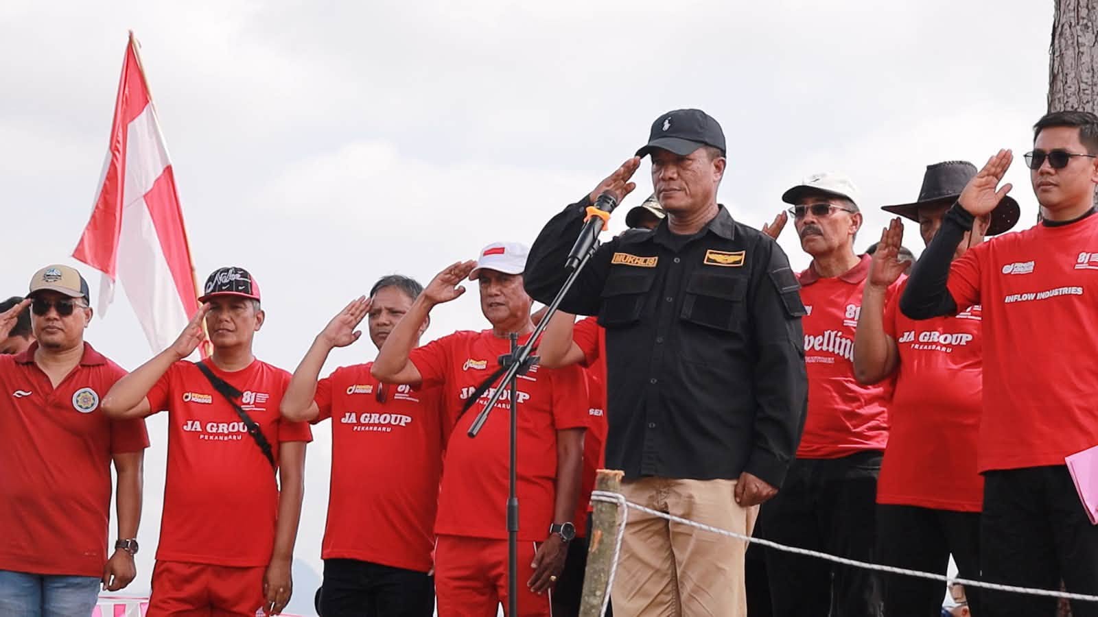 : Semangat menyambut Hari Ulang Tahun (HUT) ke 81 Kemerdekaan Republik Indonesia kembali bergema di Nagari Sungayang. (foto: MC Tanah Datar)
