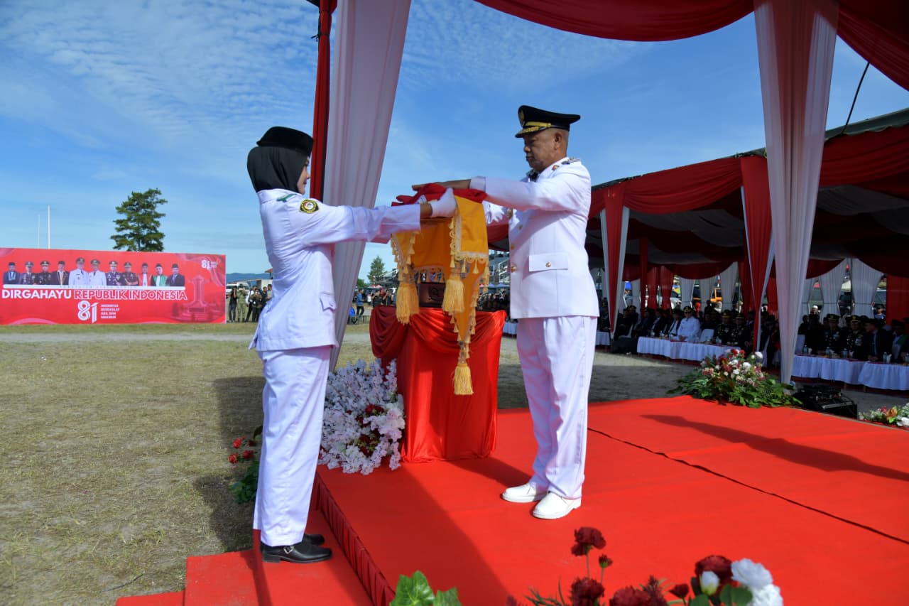 : Wakil Bupati Bener Meriah H. Armia pimpin Upacara yang berlangsung di Lapangan Sengeda, Kecamatan Bukit, Senin (17/8/2026).
