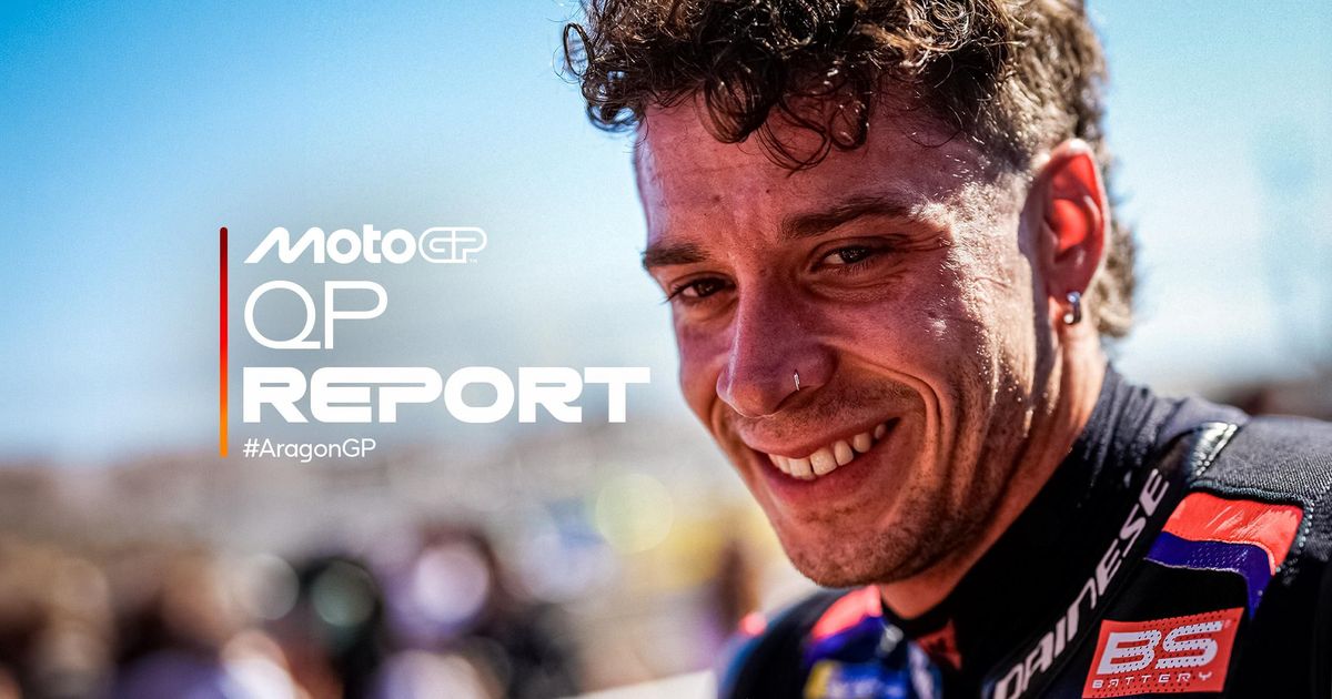 Bezzecchi beats Marc Marquez to pole in record-breaking Aragon Q2