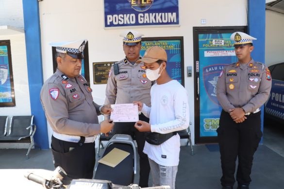 Bikin Konten Wheelie di Jalan Raya, Remaja 16 Tahun Ditindak Satlantas Polres Magetan