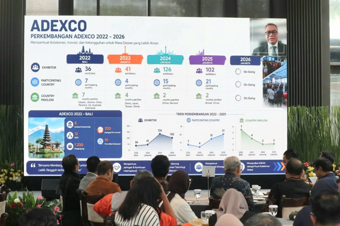 : Perhelatan ADEXCO 2026 dijadwalkan berlangsung pada 9–12 September 2026 di JIExpo Kemayoran, Jakarta, dengan mengusung tema 'Sustainability for Industrial Transformation'. (Foto: Dok. BNPB)