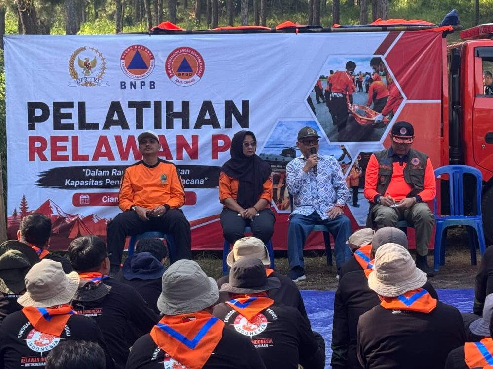 BNPB Perkuat Kapasitas Relawan, Pelatihan KEMBARA di Ciamis Tingkatkan Kesiapsiagaan Menghadapi Bencana