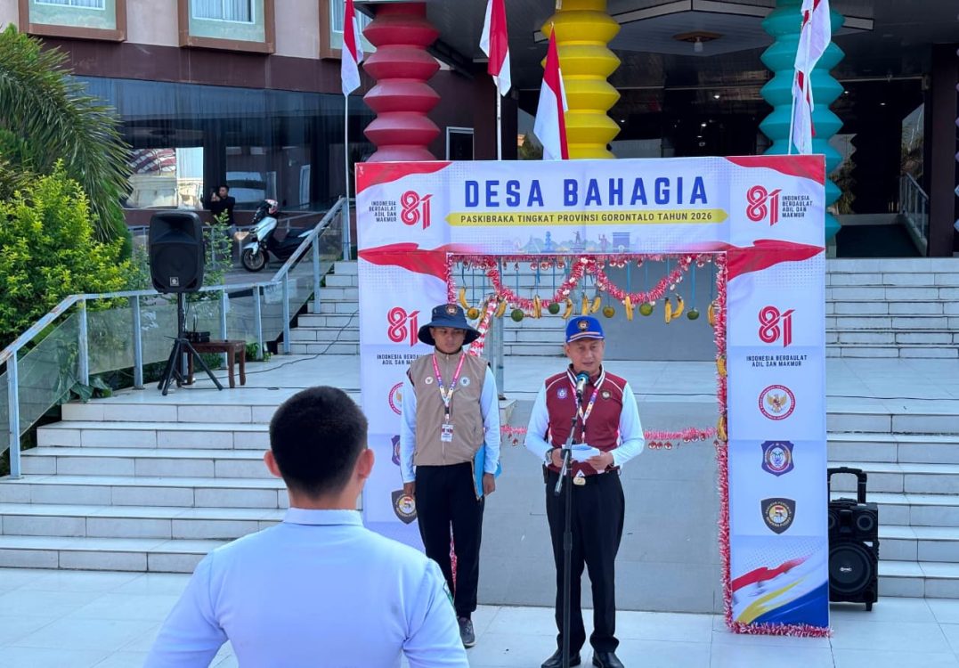 Buka Diklat Paskibraka Gorontalo, Kesbangpol Tekankan Pembentukan Karakter