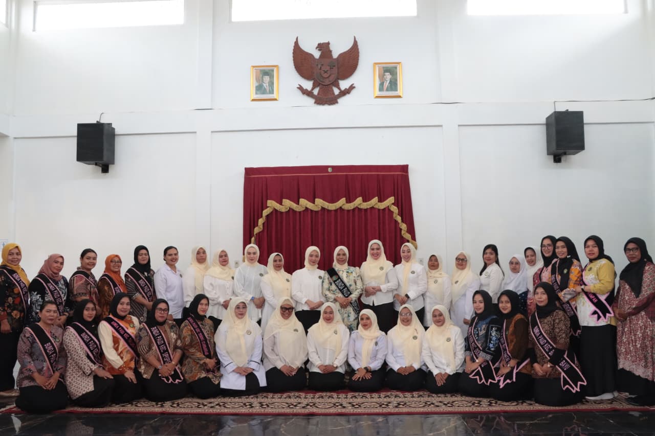 : Pelantikan Pengurus Kelompok Kerja (Pokja) Bunda Pendidikan Anak Usia Dini (PAUD) Kabupaten Sergai di Pendopo Kerajaan Bedagai, Kompleks Kantor Bupati Sergai, Sei Rampah, Kamis (20/8/2026)/ MC Sergai.