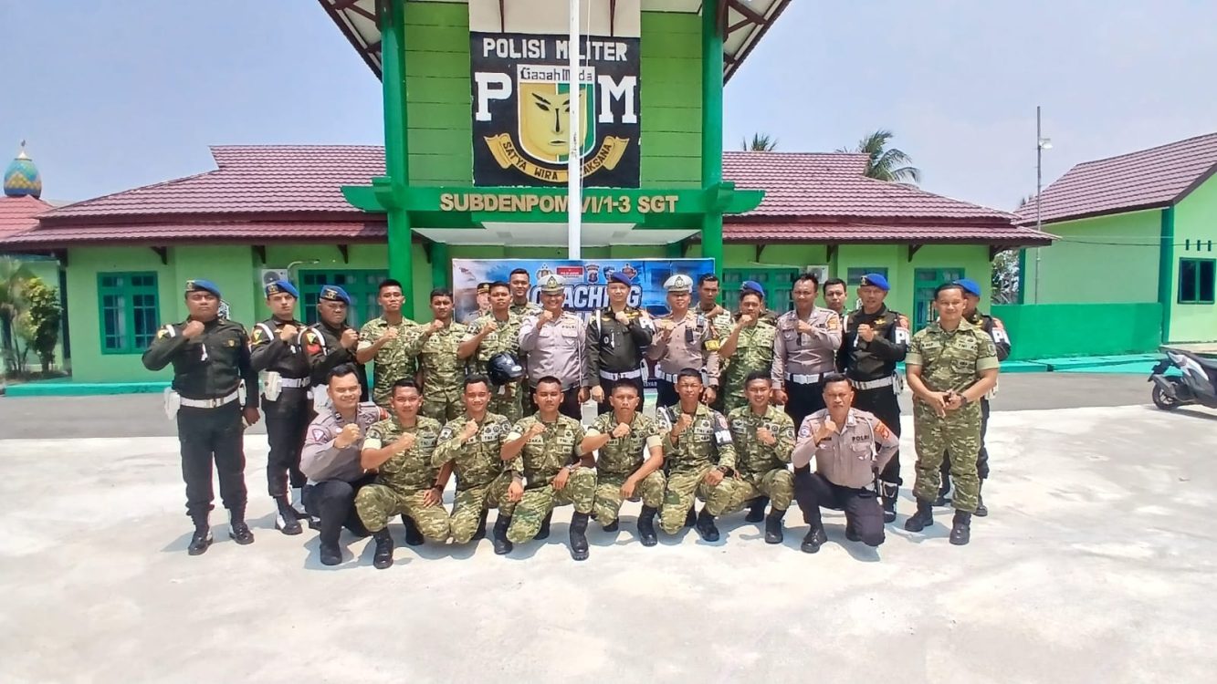 Cegah Kecelakaan, Satlantas Kutim Bekali Prajurit TNI dengan Safety Riding dan Coaching SIM