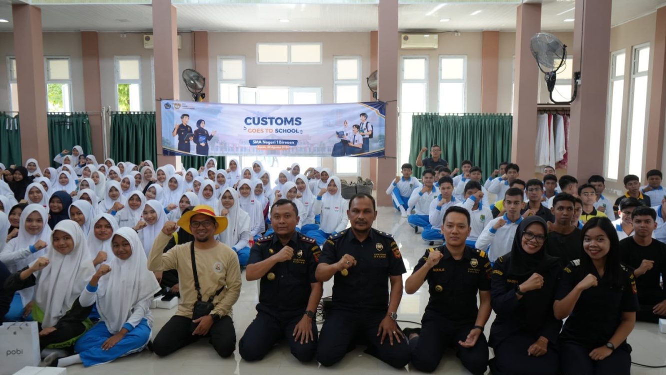 : Kegiatan Customs Goes to School di SMA Negeri 1 Bireuen, Kamis (20/8/2026).