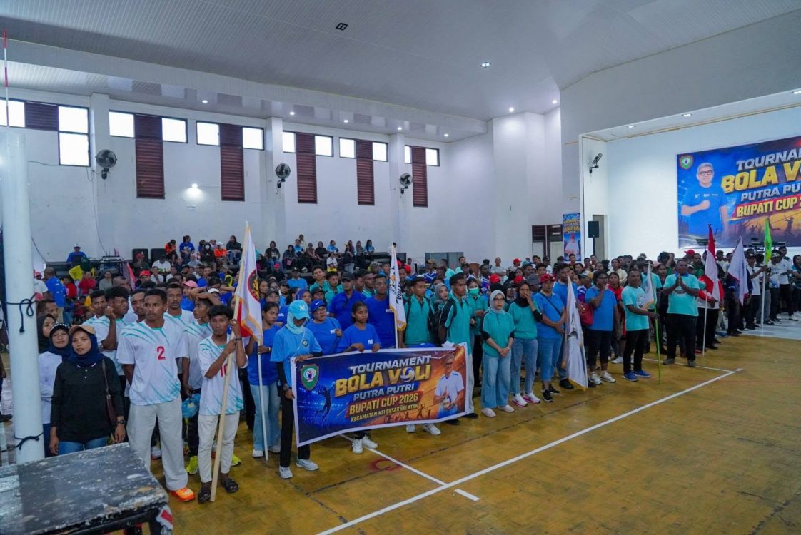 : Bupati Cup 2026 Jadi Ajang Pembinaan dan Pencarian Bibit Atlet Voli Maluku Tenggara. Foto:Rikhard