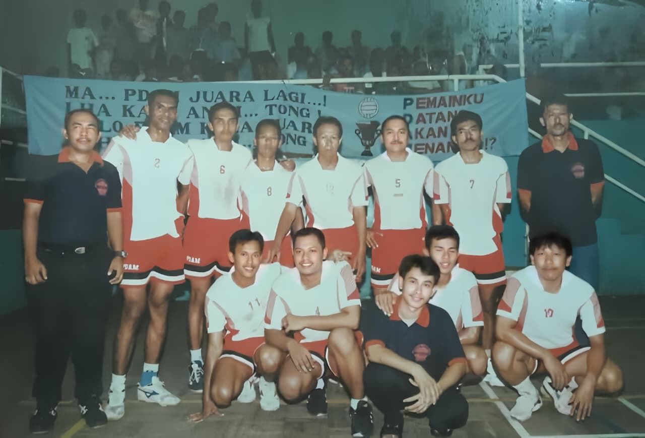: Pius Janwarin, Putra Kei yang Menembus Kompetisi Voli Nasional. Foto:Pius