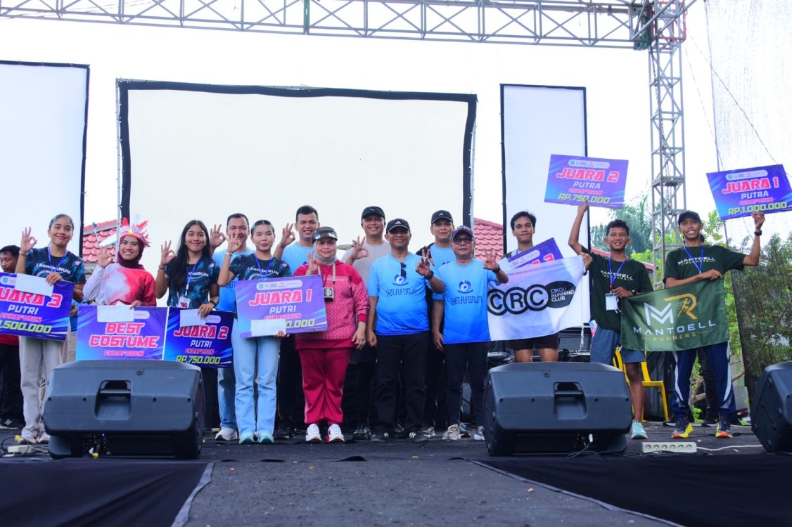 : EkraforRun menutup serangkaian kegiatan Festival Ekonomi Kreatif; Ekraforia 2026 Kabupaten Bengkalis . - Foto: Mc.Bengkalis