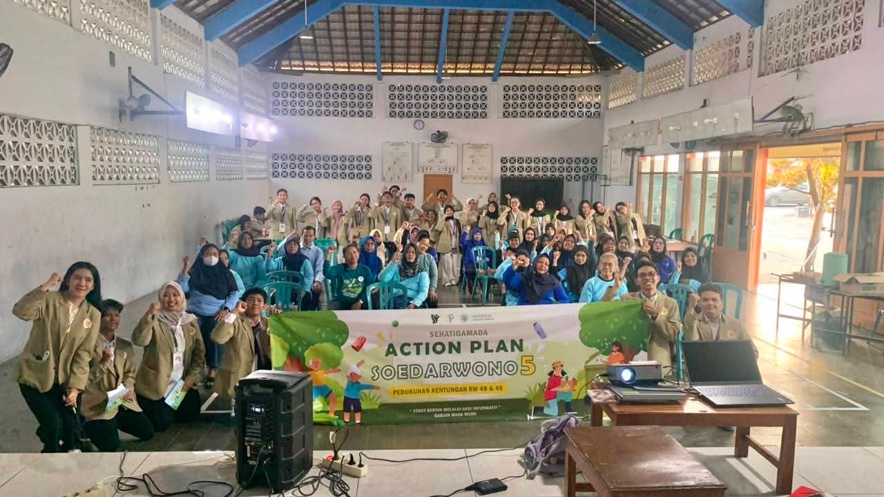 : Kepekaan sosial dan kepedulian terhadap kesehatan masyarakat lansia menjadi wujud nyata pengabdian mahasiswa dalam membangun interaksi harmonis di tengah warga. Mahasiswa baru UGM menggelar program aksi sosial Sehati Gamada di Padukuhan Kentungan, Selasa-Rabu (11-12/8/2026).
