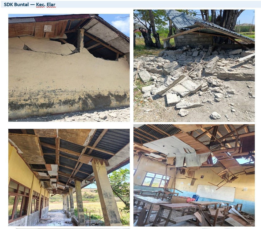 : Kementerian Pendidikan Dasar dan Menengah (Kemendikdasmen) bergerak cepat memastikan layanan pendidikan tetap berjalan setelah gempa bumi magnitudo 7,7 di Laut Flores mengguncang wilayah Nusa Tenggara Timur (NTT), 15 Agustus 2026. (Foto: Dok Kemendikdasmen)
