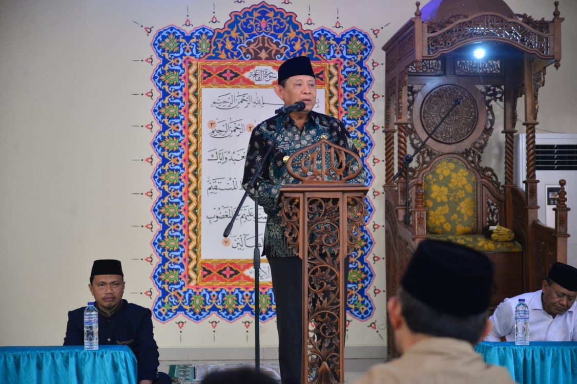 : Peringatan maulid Nabi Muhammad SAW Tahun 1448 Hijriah yang dilaksanakan di Masjid Jabal Muhsinin kompleks Gubernuran, Jumat (28/8/2026). (Foto : Bahrian)