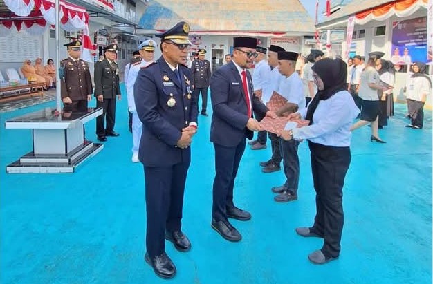 : Sebanyak 187 warga binaan Lembaga Pemasyarakatan (Lapas) Kelas IIB Tolitoli menerima Remisi Umum dalam rangka memperingati HUT ke-81 Kemerdekaan Republik Indonesia, Senin (17/8/2026)/ MC Tolitoli.