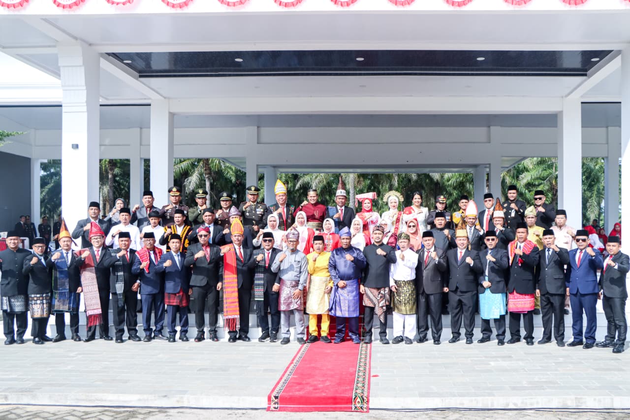 : Upacara peringatan Hari Ulang Tahun (HUT) ke-81 Kemerdekaan Republik Indonesia (RI) di Kabupaten Serdang Bedagai (Sergai), berlangsung khidmat, pada Senin (17/8/2026)/ MC Sergai.