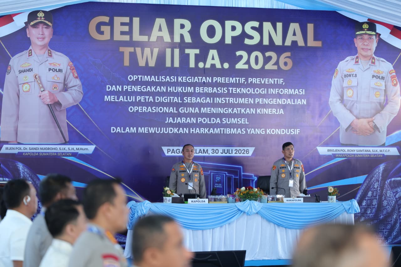 Kapolda Sumsel Instruksikan Polisi Aktif di Masyarakat dalam Rapat Operasional