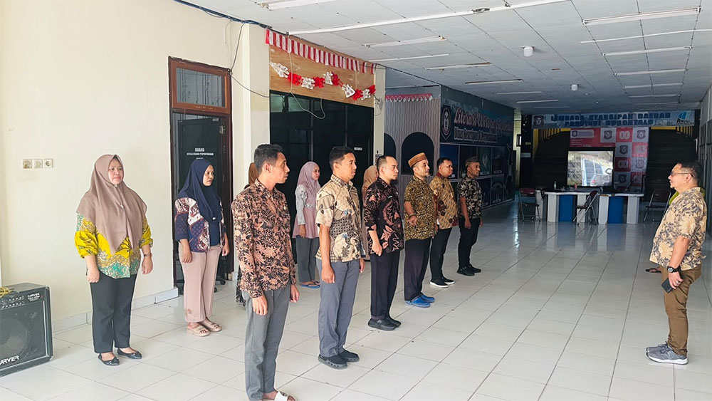 Dinas Arpus Gorontalo Tingkatkan Disiplin ASN Lewat Latihan PBB