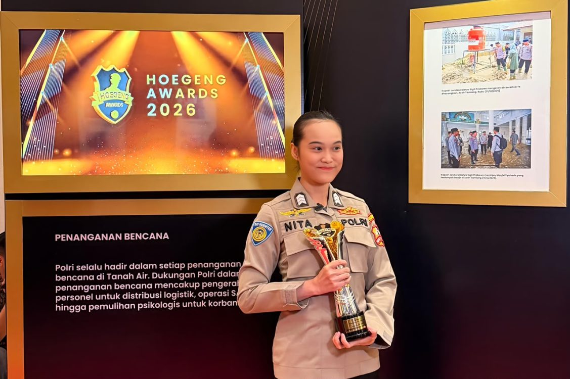 Brigadir Renita Rismayanti Dianugerahi Hoegeng Awards 2026 untuk Inovasi Digitalisasi Data Kriminal