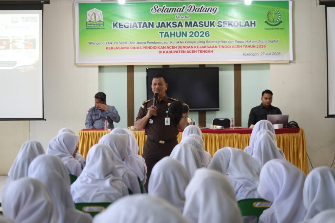 Kejati Aceh Gelar Program Edukasi Hukum di SMK Takengon