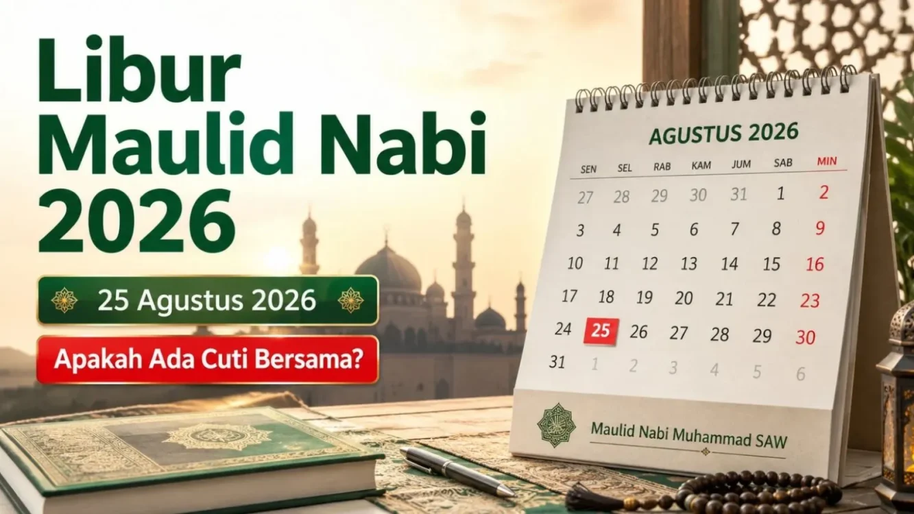 Besok Libur Apa? 25 Agustus 2026 Tanggal Merah Maulid Nabi Muhammad SAW