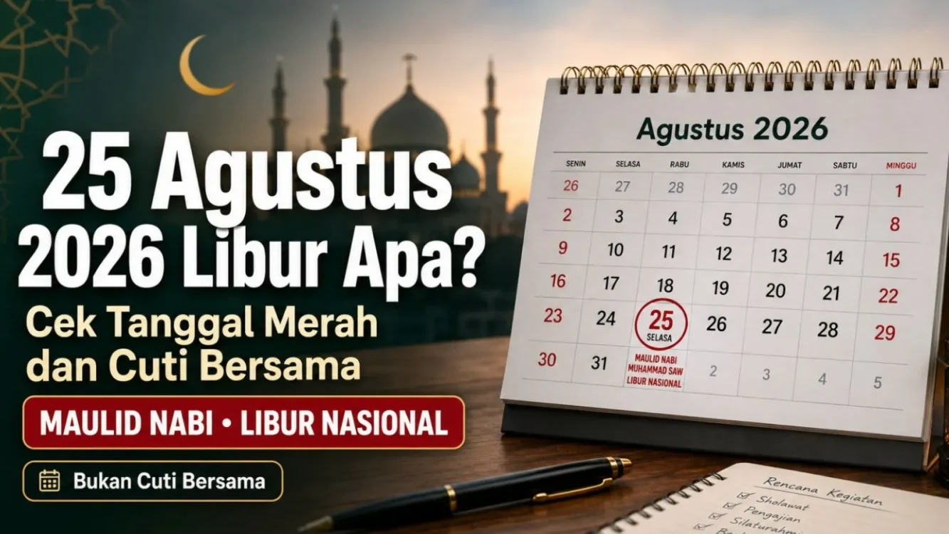 Cek Kalender Besok 25 Agustus 2026